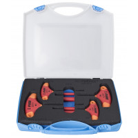 Sada izolovaných imbusových kľúčov s T- rukoväťou