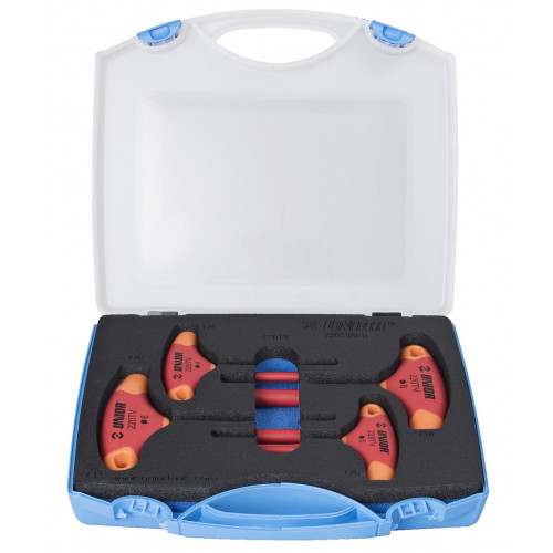 Sada izolovaných imbusových kľúčov s T- rukoväťou