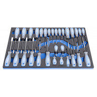 Sada skrutkovačov v SOS zásobníku