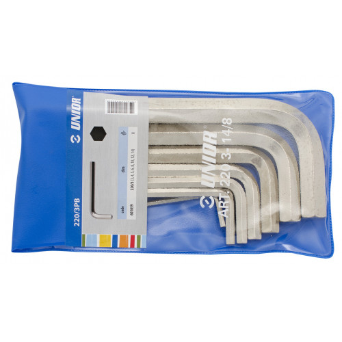 Sada imbusových kľúčov v plastovom púzdre