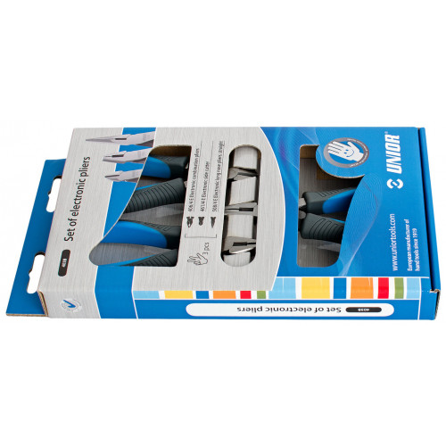 Sada elektronických klieští v kartóne