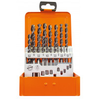 19 - dielna sada vrtákov HSS - Co UF - L DIN 338