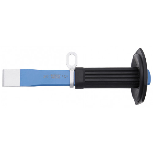 Široký, plochý sekáč s chráničom na prácu vo výškach