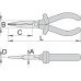 Izolované, ploché kombinované kliešte