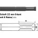 Špicatý sekáč / 22 mm stopka / HILTI TP 805 / 905