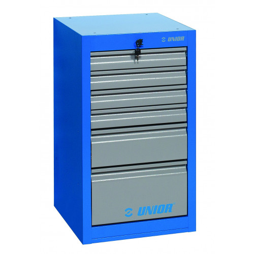 Úzka skriňa na náradie - 6 zásuviek