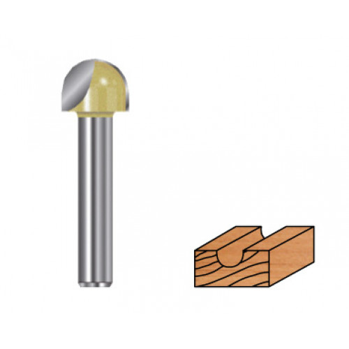 Poloblúková fréza