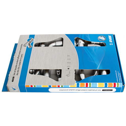 Sada dvojstranných uhlových kľúčov (6 - hran - 12 - hran) v kartóne