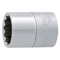 Gola hlavica 3/8 12 - hran