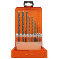 8 - dielna sada vrtákov do muriva so 6 - hran stopkou