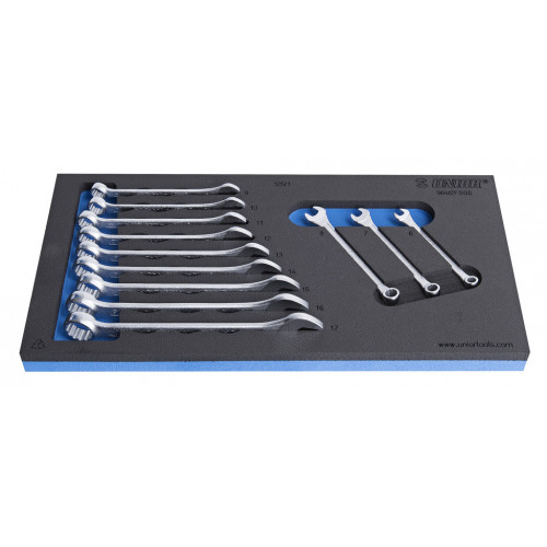 Sada krátkych kombinovaných kľúčov v SOS zásobníku