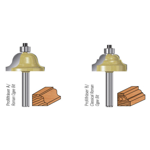 Profilová fréza s ložiskom
