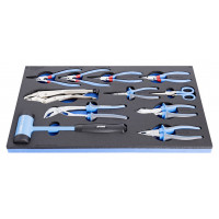 Sada klieští s kladivom v SOS zásobníku